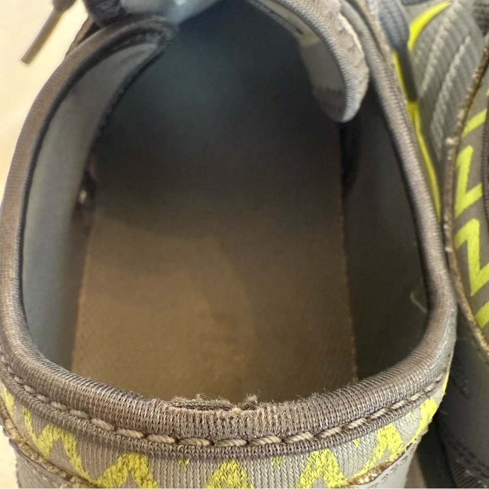 Nike Gray with Neon Yellow Accents Sneakers - Picture 10 of 13